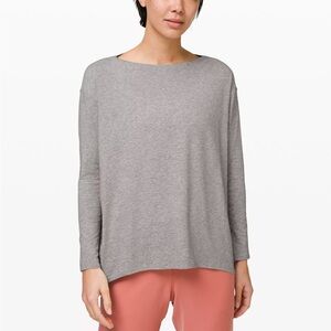 BACK IN ACTION LONG SLEEVE SHIRT Grey Size: 18